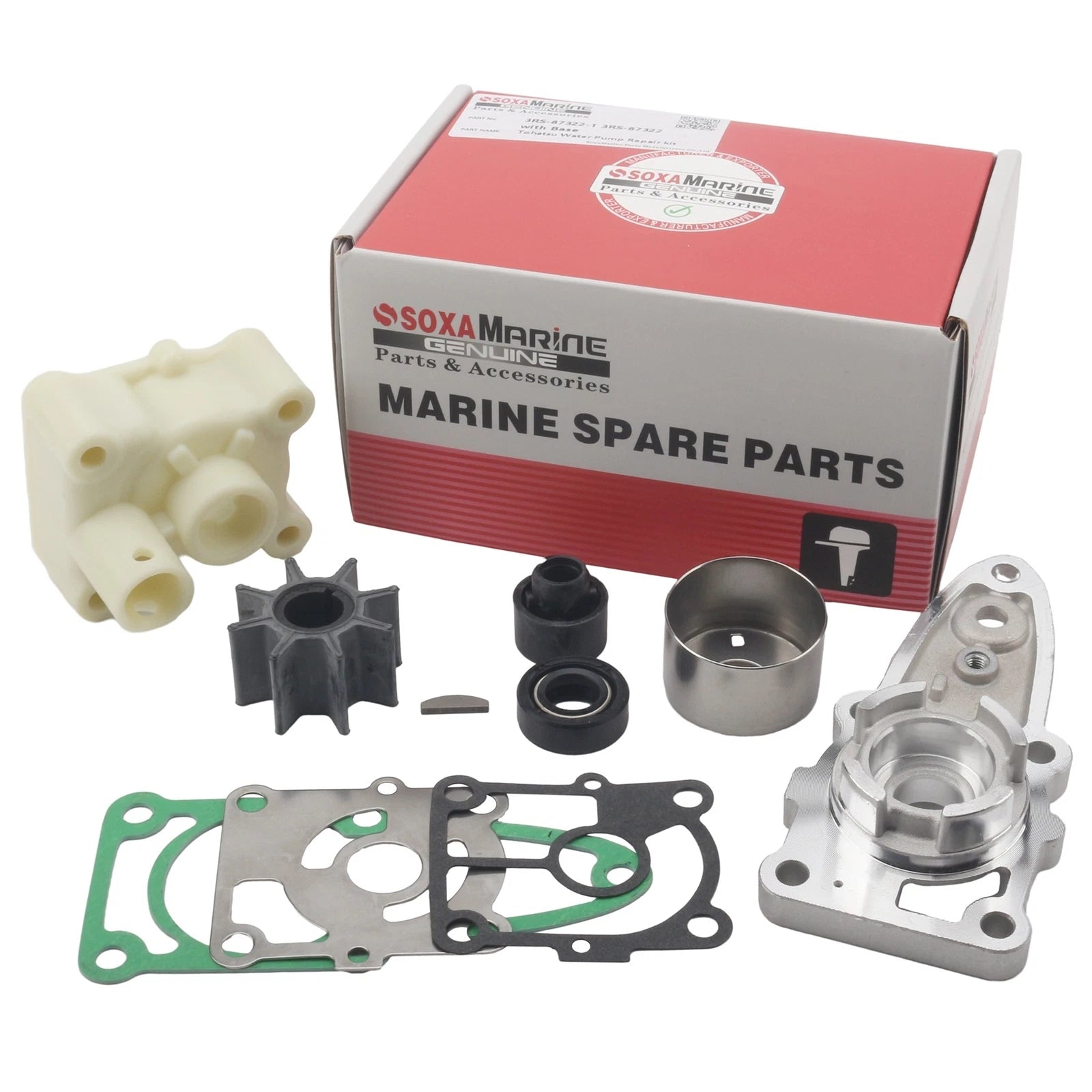 Outboard Water Pump Rebuild Kit for Nissan Tohatsu 9.9E 15E 20E HP (1990–2023)