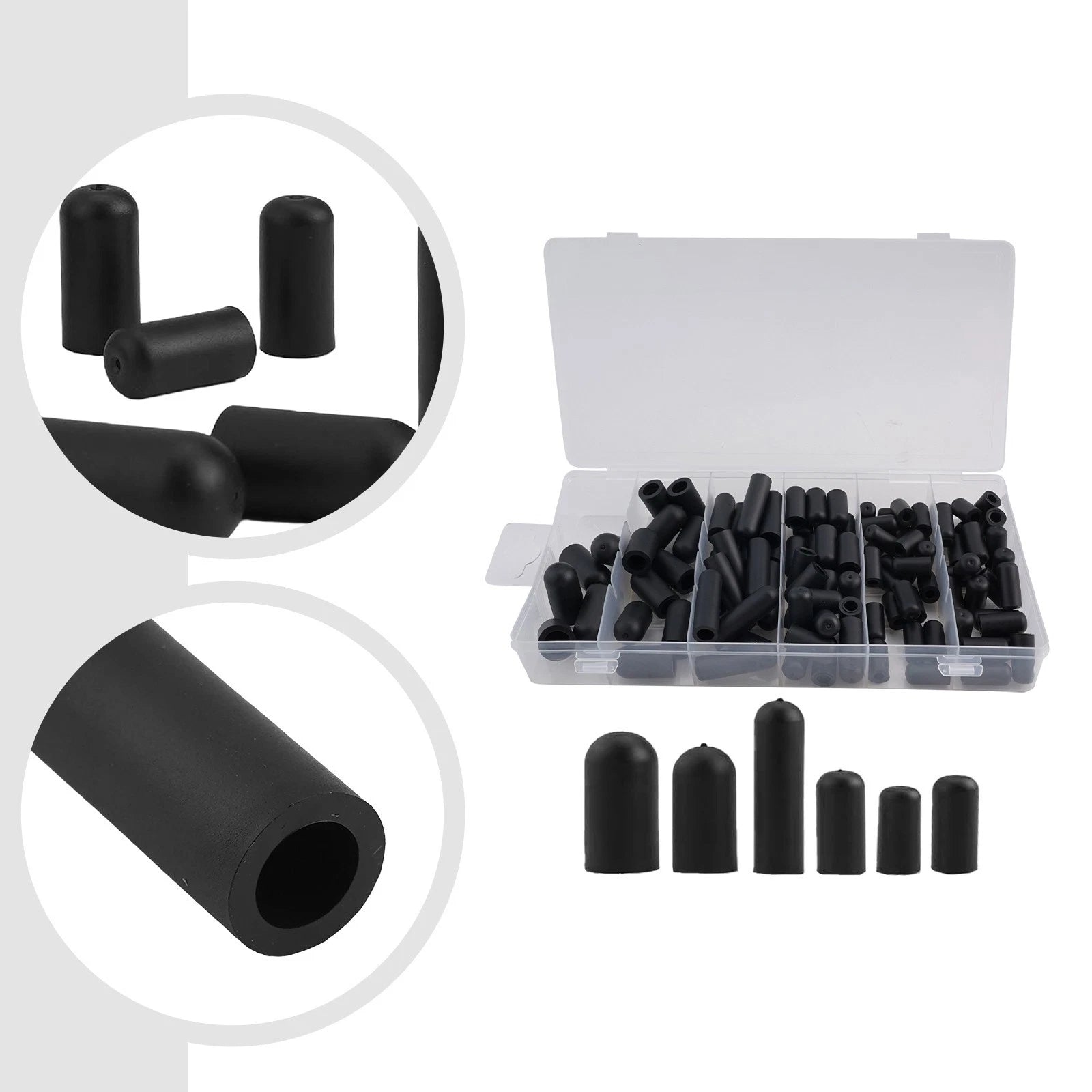 Rubber Vacuum Cap Kit 105 PCS for Automotive Applications