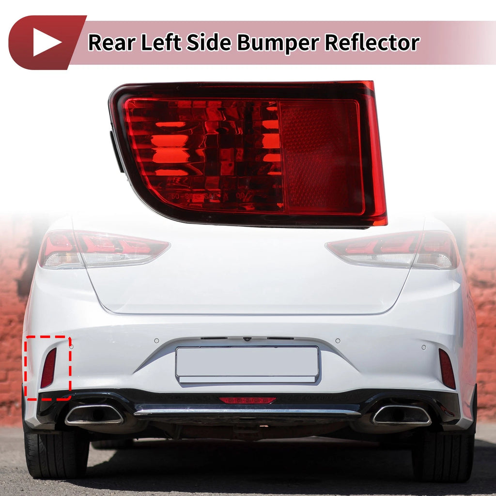 Rear Left Side Bumper Reflector for Toyota 4Runner (2010–2023)
