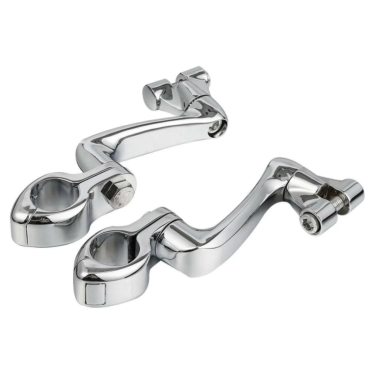 1 1/4" Adjustable Engine Guard Highway Foot Pegs for Harley (Fitment Specific)