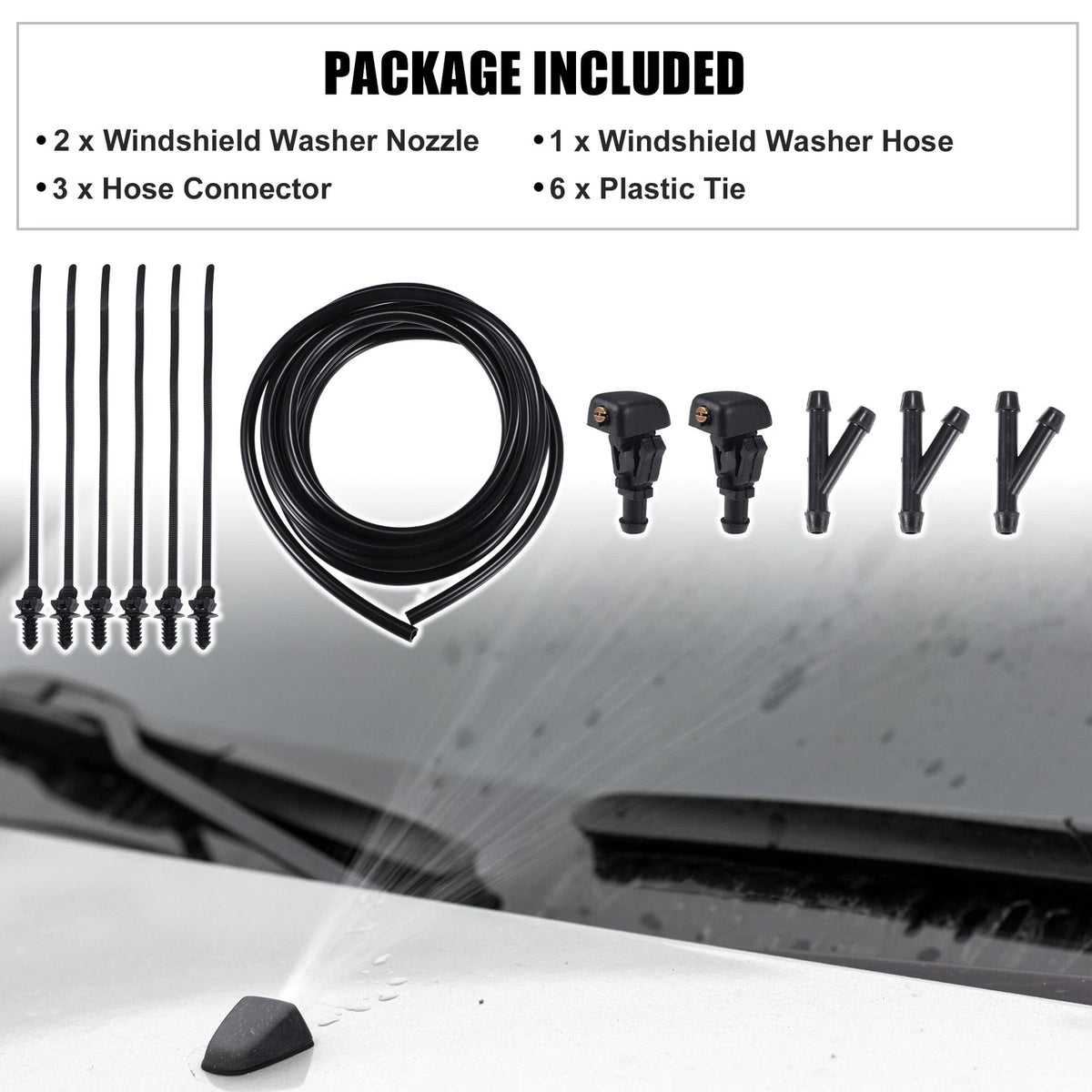 Windshield Washer Nozzle Spray Replacement for Ford Crown (2010–2011)