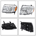Headlight Assembly for Honda Pilot (2009–2011) Left Driver Side Halogen Clear