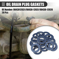 Oil Drain Plug Gasket Set Replacement 20 Pcs for Scion tC (2005–2016)