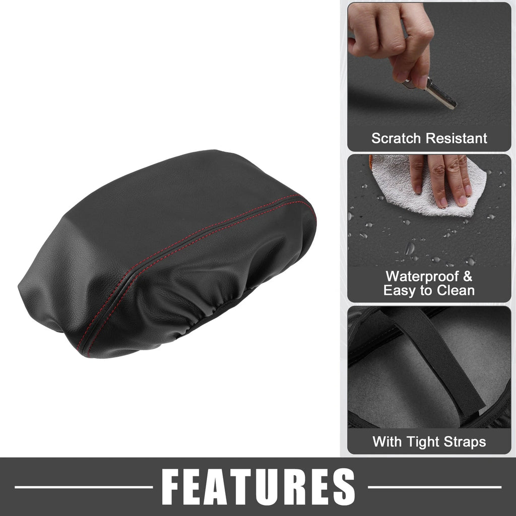Car Center Console Armrest Cover Replacement for Dodge Durango (2011–2021) Black