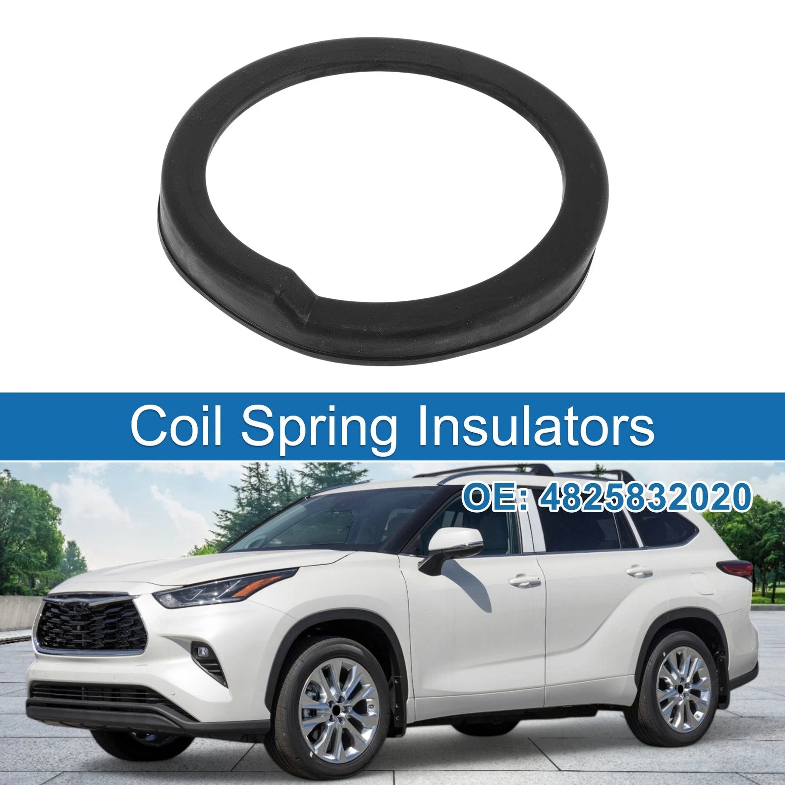Lower Coil Spring Insulator Replacement for Toyota Highlander (2001–2013)
