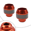 2x Red Motorcycle Front Fork Frame Sliders Crash Protection Engine Collision