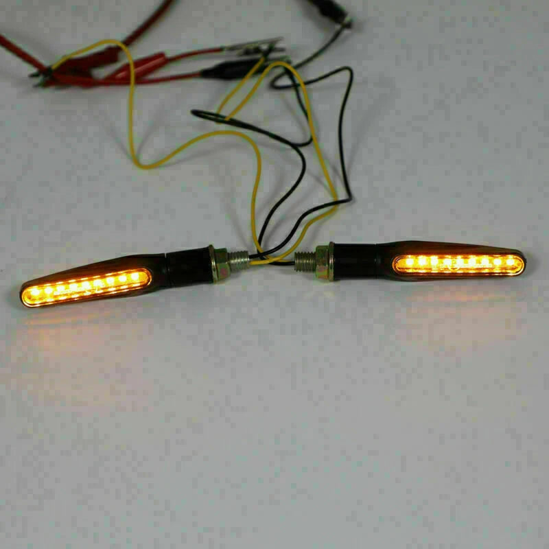 M10 Turn Signal Flush Mount Lights for Yamaha Honda Suzuki Kawasaki Ducati (T9)