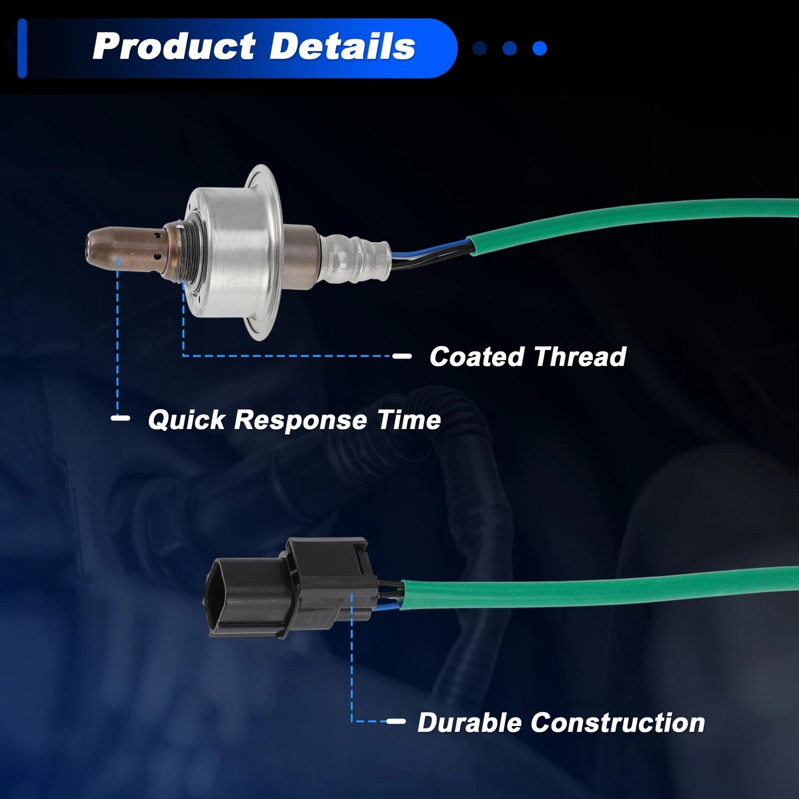 Upstream Oxygen Sensor for Honda Accord 2.4L L4 (2008–2012) 1pcs