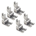 Double Compensating Top-Stitching Presser Foot for Industrial Sewing Machines
