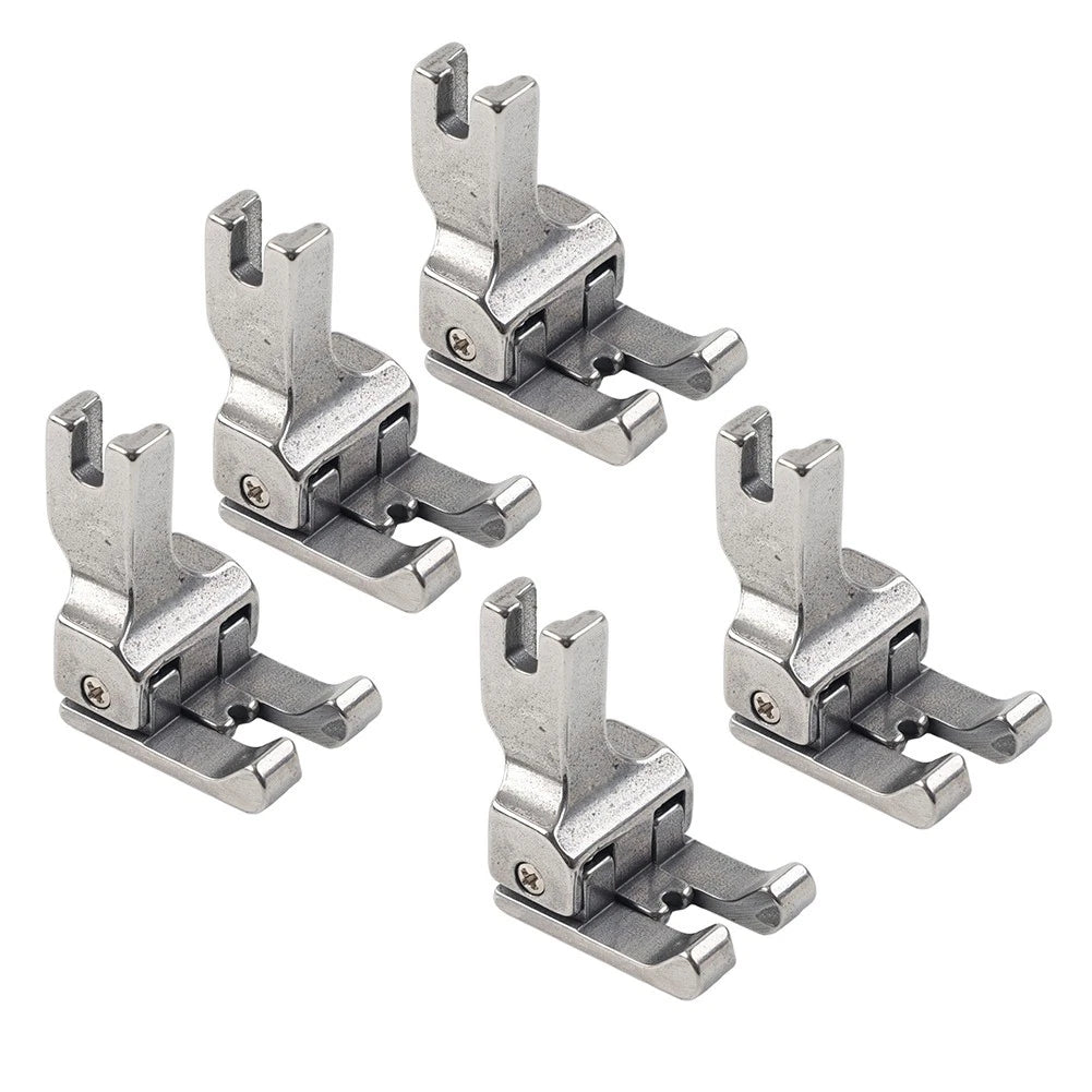 Double Compensating Top-Stitching Presser Foot for Industrial Sewing Machines