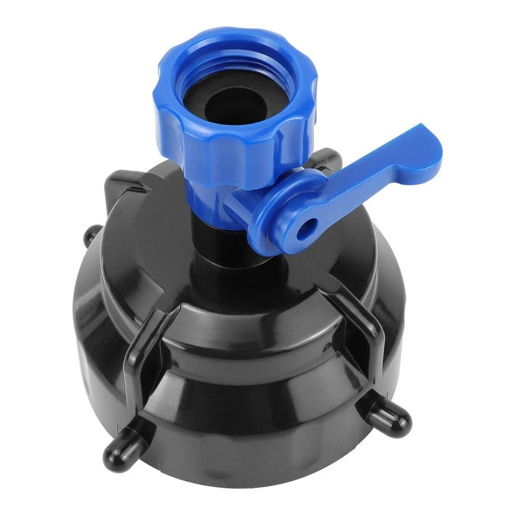 Adjustable Flow Valve RV Sewer Hose Cleaner Cap with 6 Way Spray Nozzle