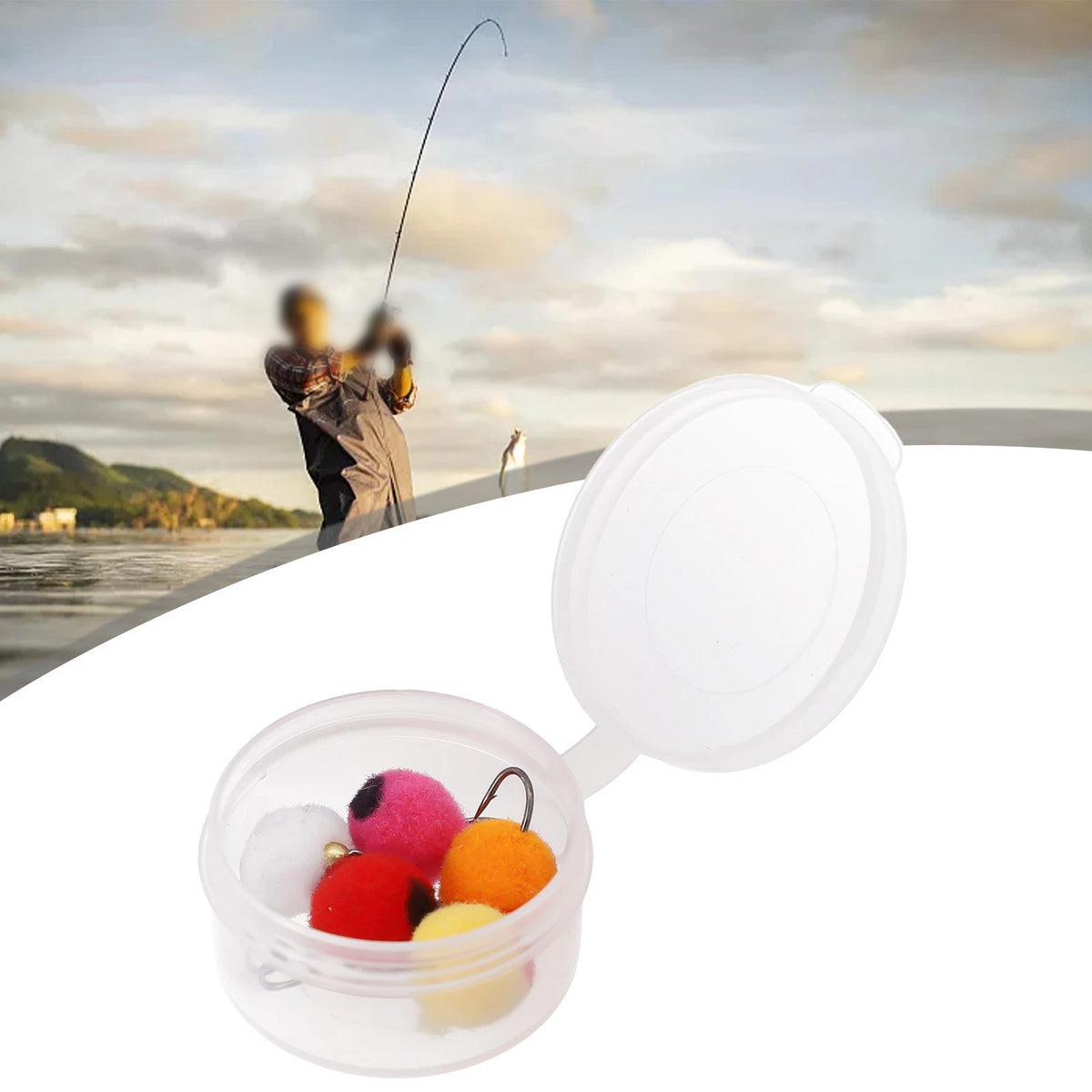 5610pcs Fast Sinking Egg Steelhead Fly for Trout
