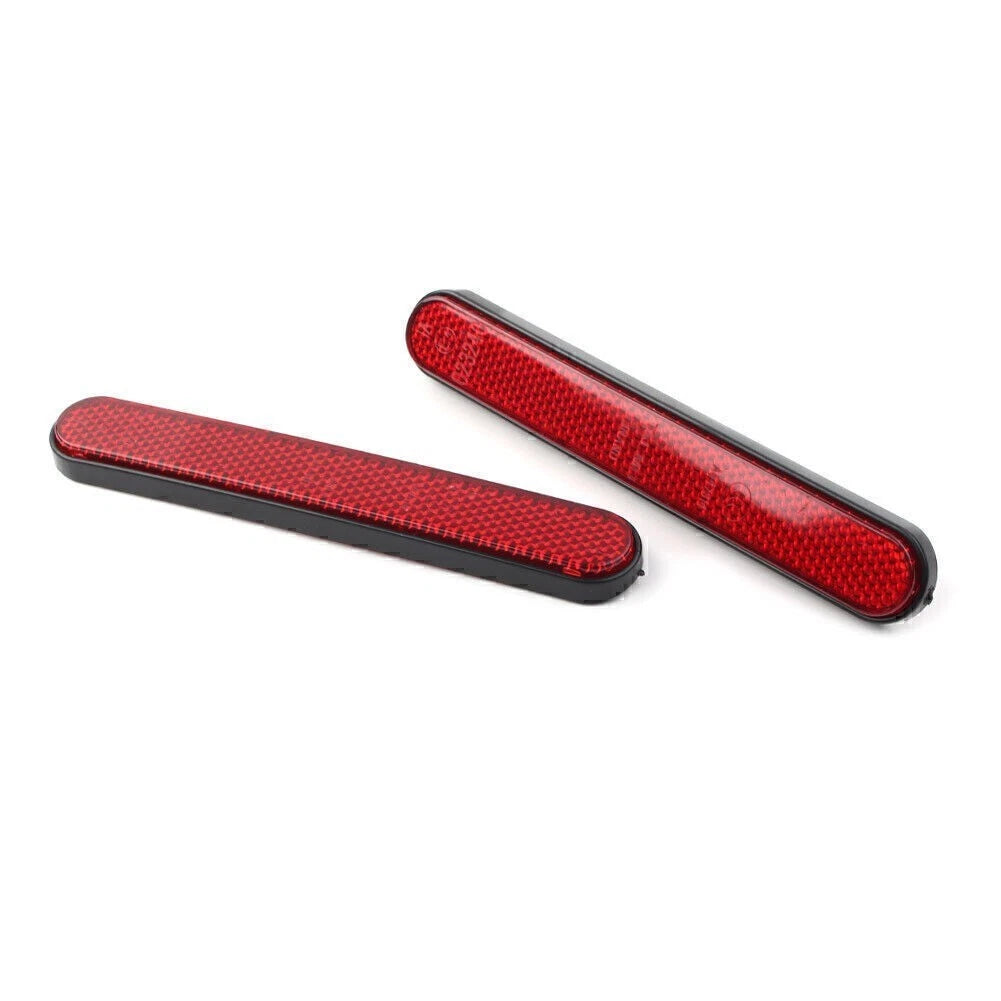 2X Red Front Fork Leg Reflectors for Harley Sportster 883 1200 (2004–2023)
