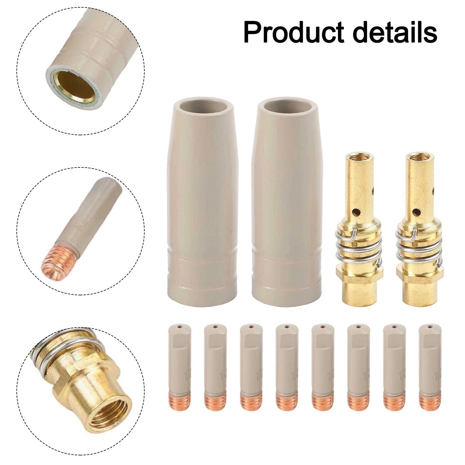 12PCS Coating Protection Nozzle Set for Advanced Welding Applications