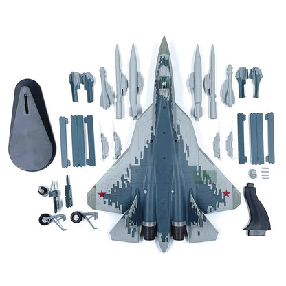 Sukhoi Su-57 Fighter Model Plane Toy with Stand (1/72 Scale)
