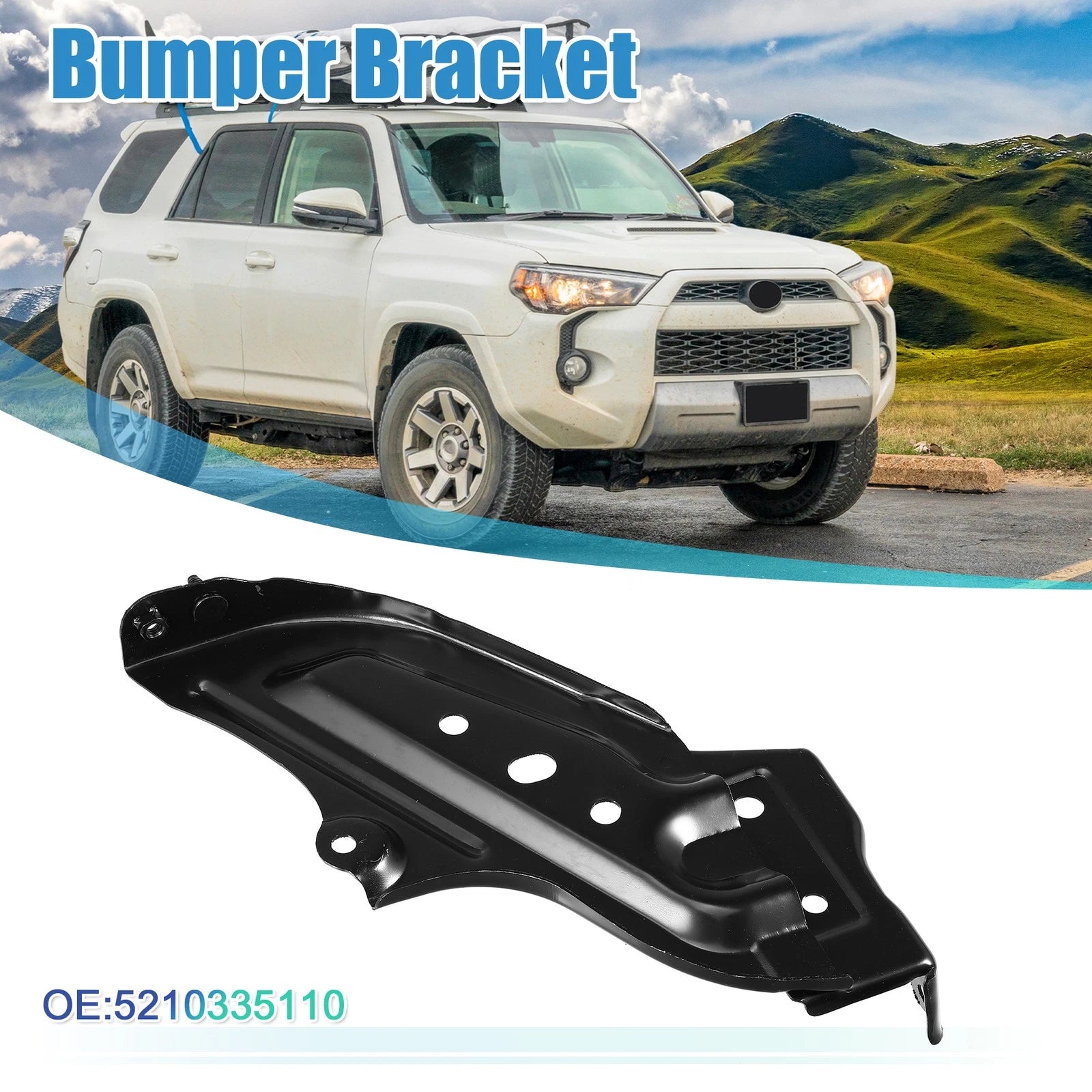 Right Side Front Bumper Bracket Replacement for Toyota 4Runner (2014–2020)