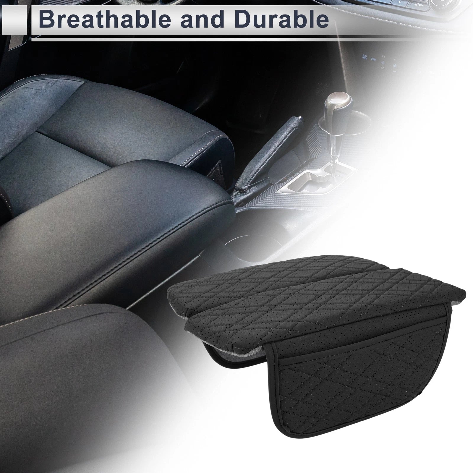 Car Center Console Cover with Storage Bag for BMW X7 (2019–2024)