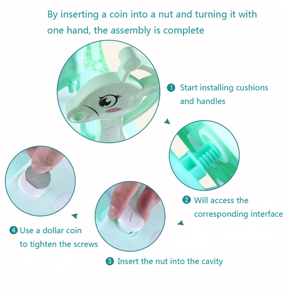 Potty Training Seat with Step Ladder for Kids (Green)