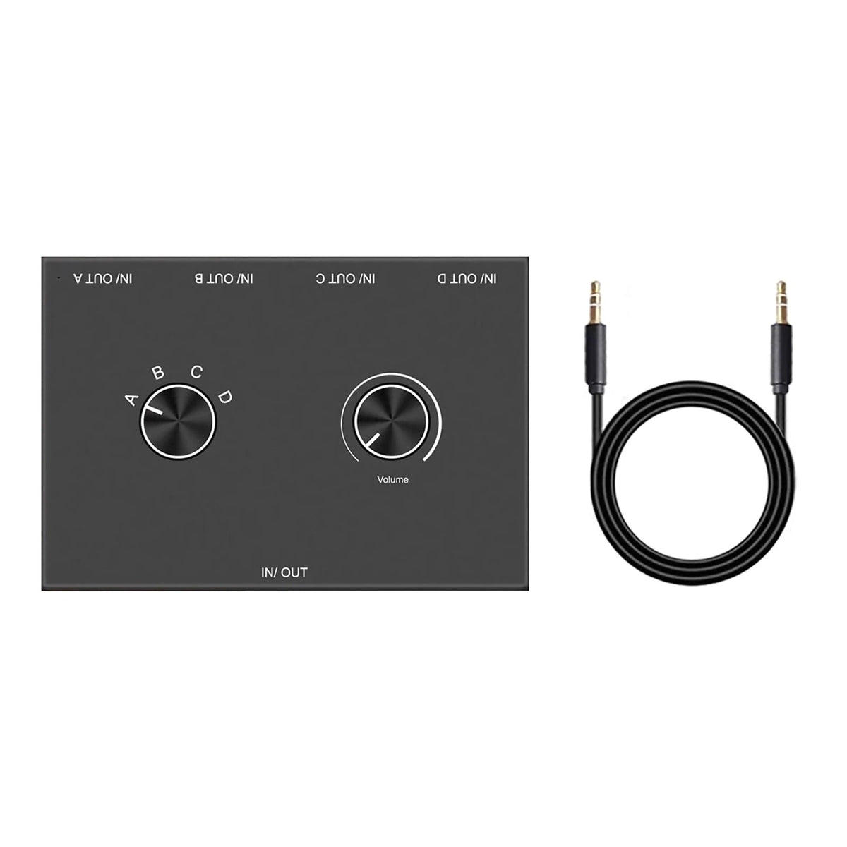 4-Port Audio Switch for Stereo Audio Systems