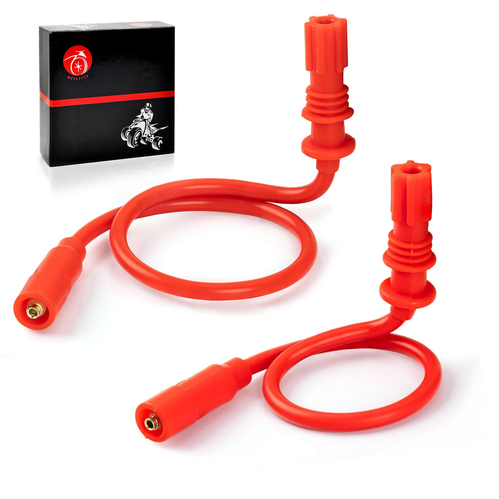 Spark Plug Wire + Cap for Polaris Scrambler Sportsman 850 1000 (4014007, 4013328)