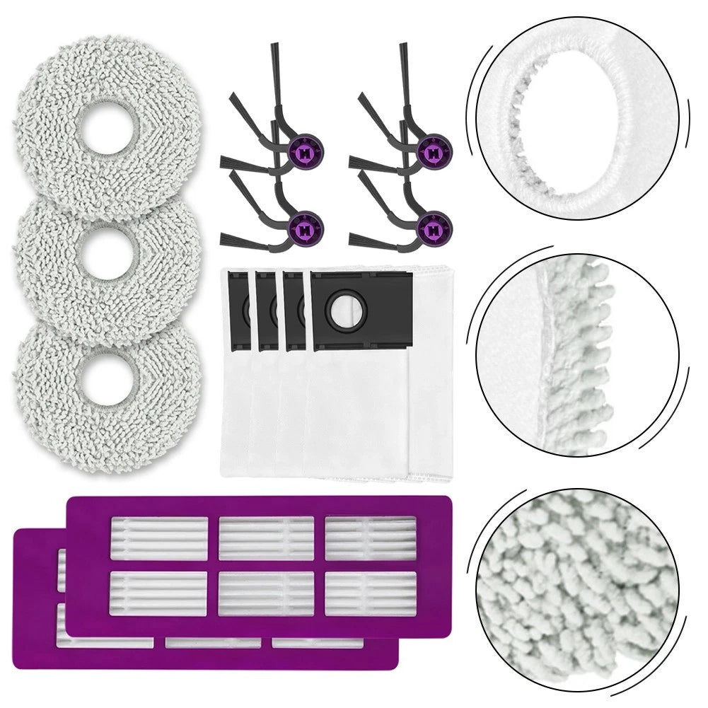 Replacement Mop Cloth Dust Bags for Eureka J15 Max Ultra Vacuum