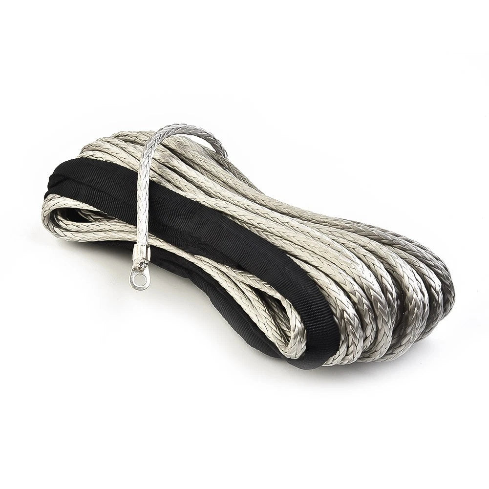 Winch Rope ATV Cable for Motorcycles (Portable, Gray)