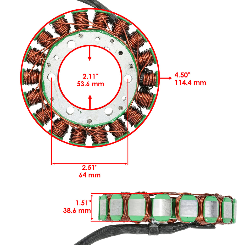 Stator Replacement for Suzuki Boulevard S40 S83 (2005–2015)