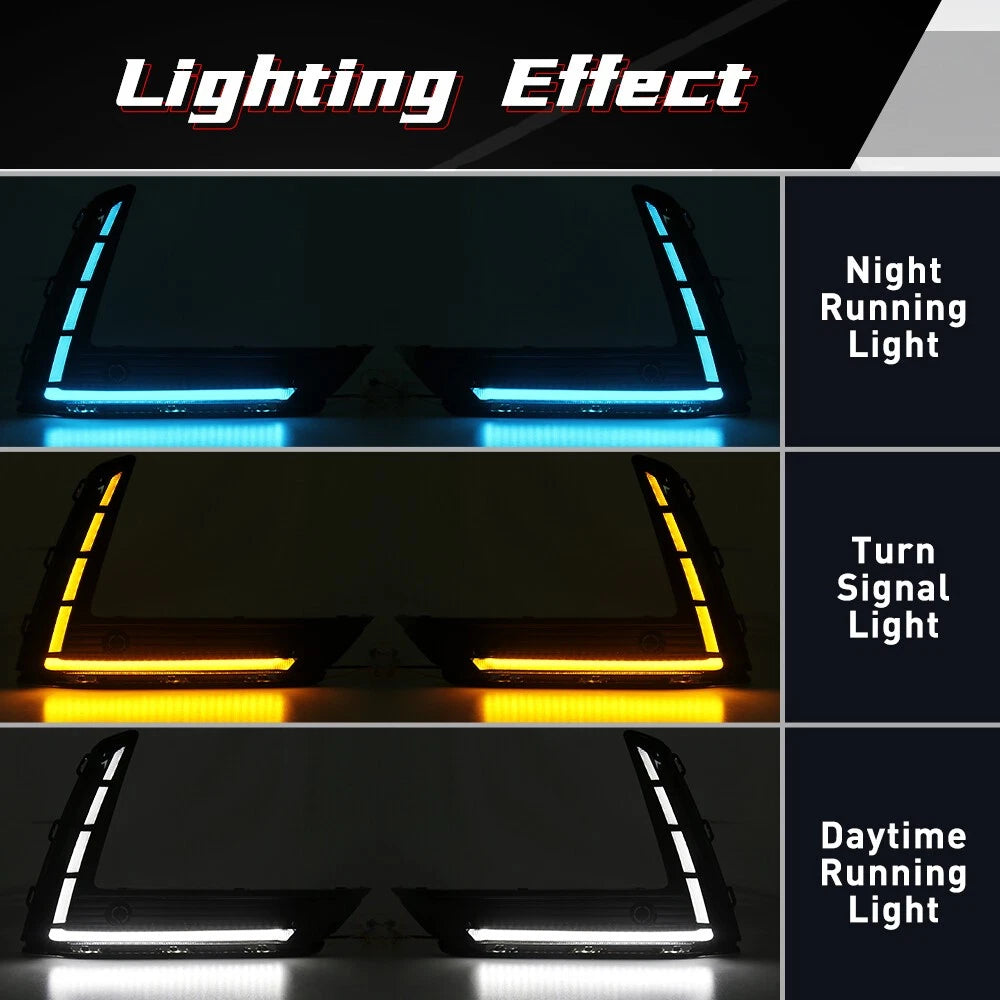 Bi-Function LED DRL Fog Lights Kit for Honda CR-V (2023–2025)