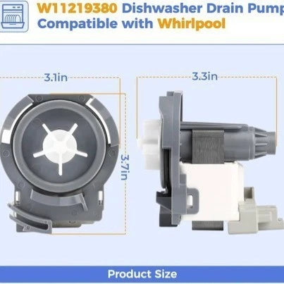 Dishwasher Drain Pump for Brand X Dishwasher (Installation Ready)