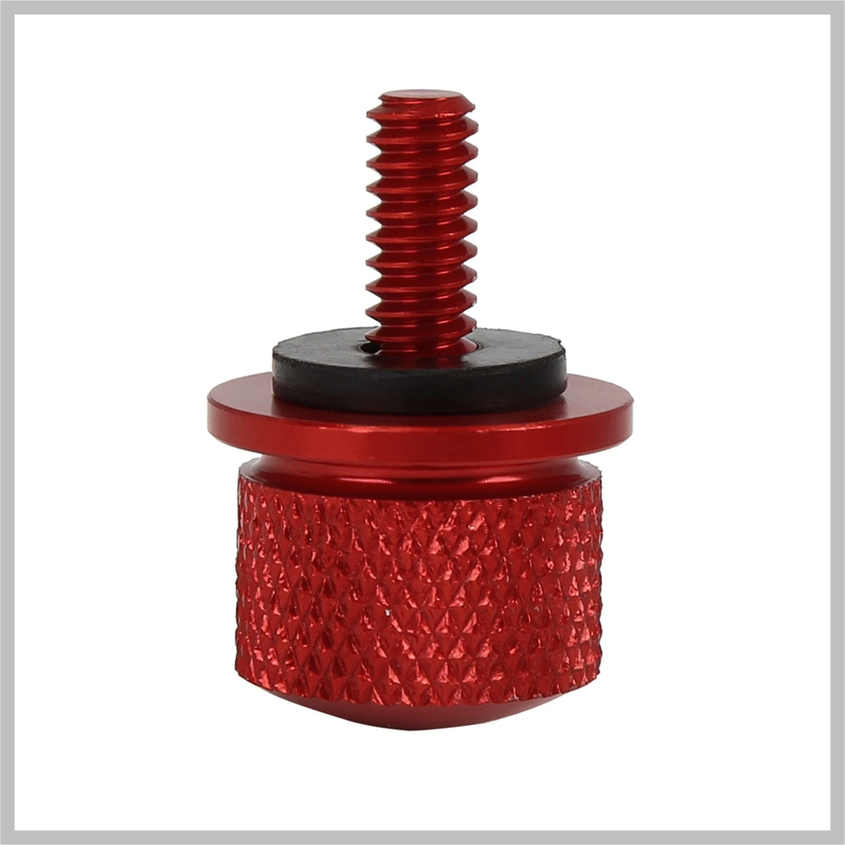 Rear Seat Bolt Screw for Harley Motorcycle (Red Aluminum Alloy)