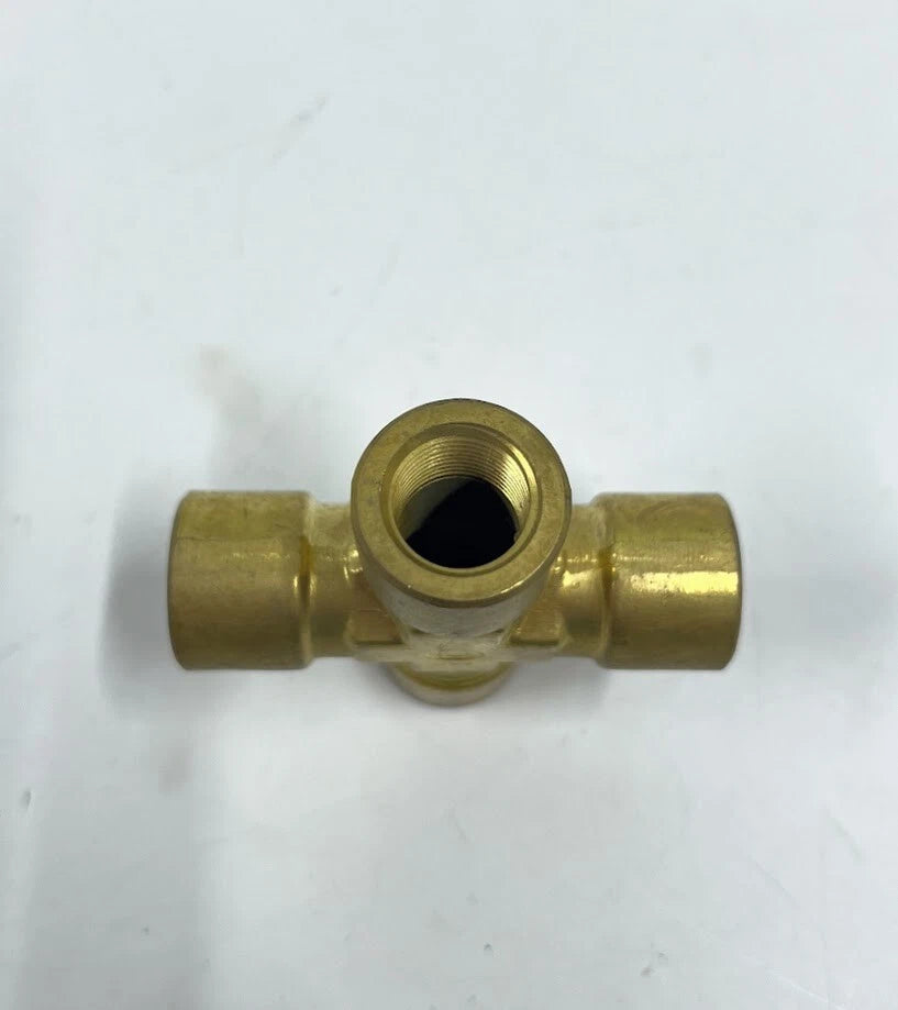 Swagelok B-6-CS Brass Cross Pipe Fitting for Various Applications