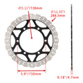 Front Solid Brake Disc Rotor for Kawasaki Ninja 250R EX250 (2008–2012)