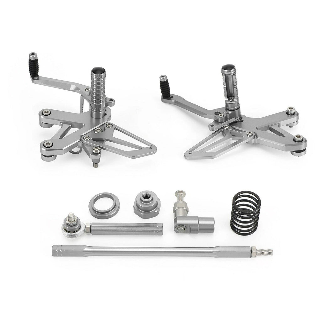 CNC Aluminum Rearsets Footpegs for Kawasaki Ninja ZX 25R (2020–Present)