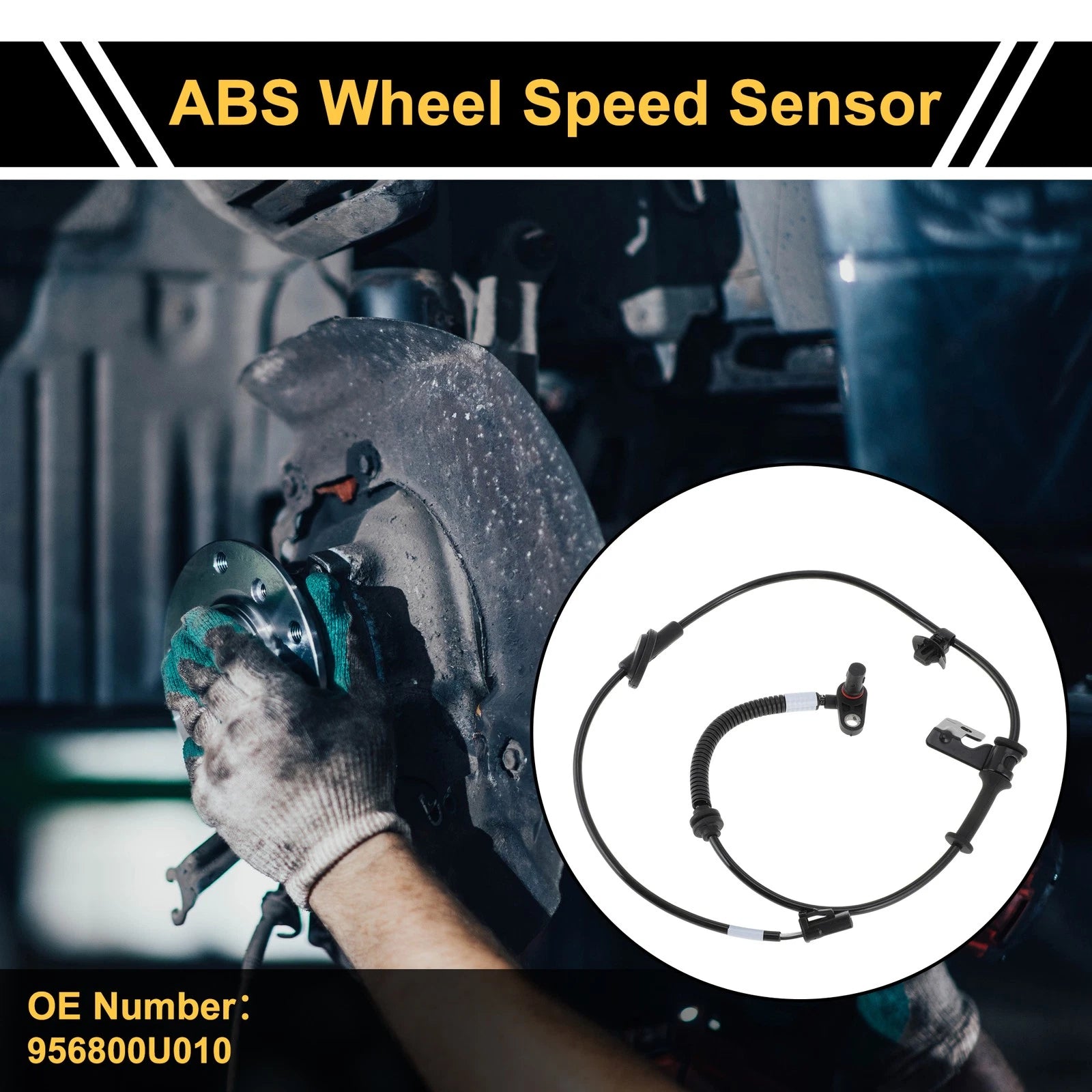 ABS Wheel Speed Sensor Rear Left Replacement for Hyundai Verna (2006–2016)