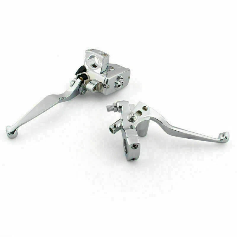 Skull Reservoir Brake Clutch Levers for Kawasaki Vulcan 800 1500 1600 (1996–2009)