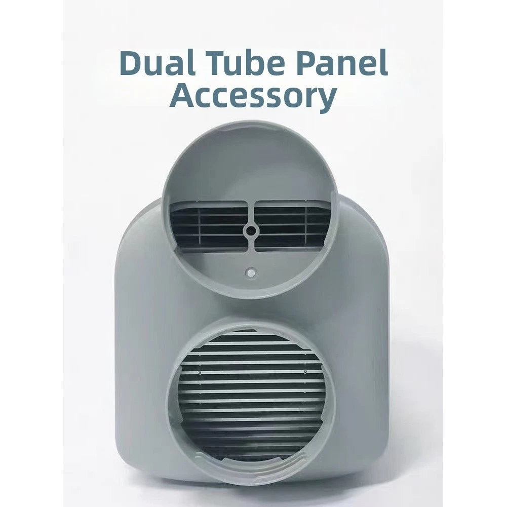Portable AC Dual Exhaust Adapter for RV and Camper