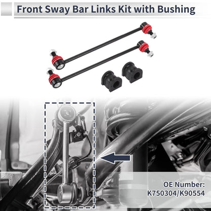 Front Stabilizer Bar Links with 2 Bushings for Honda Odyssey (1999–2004)