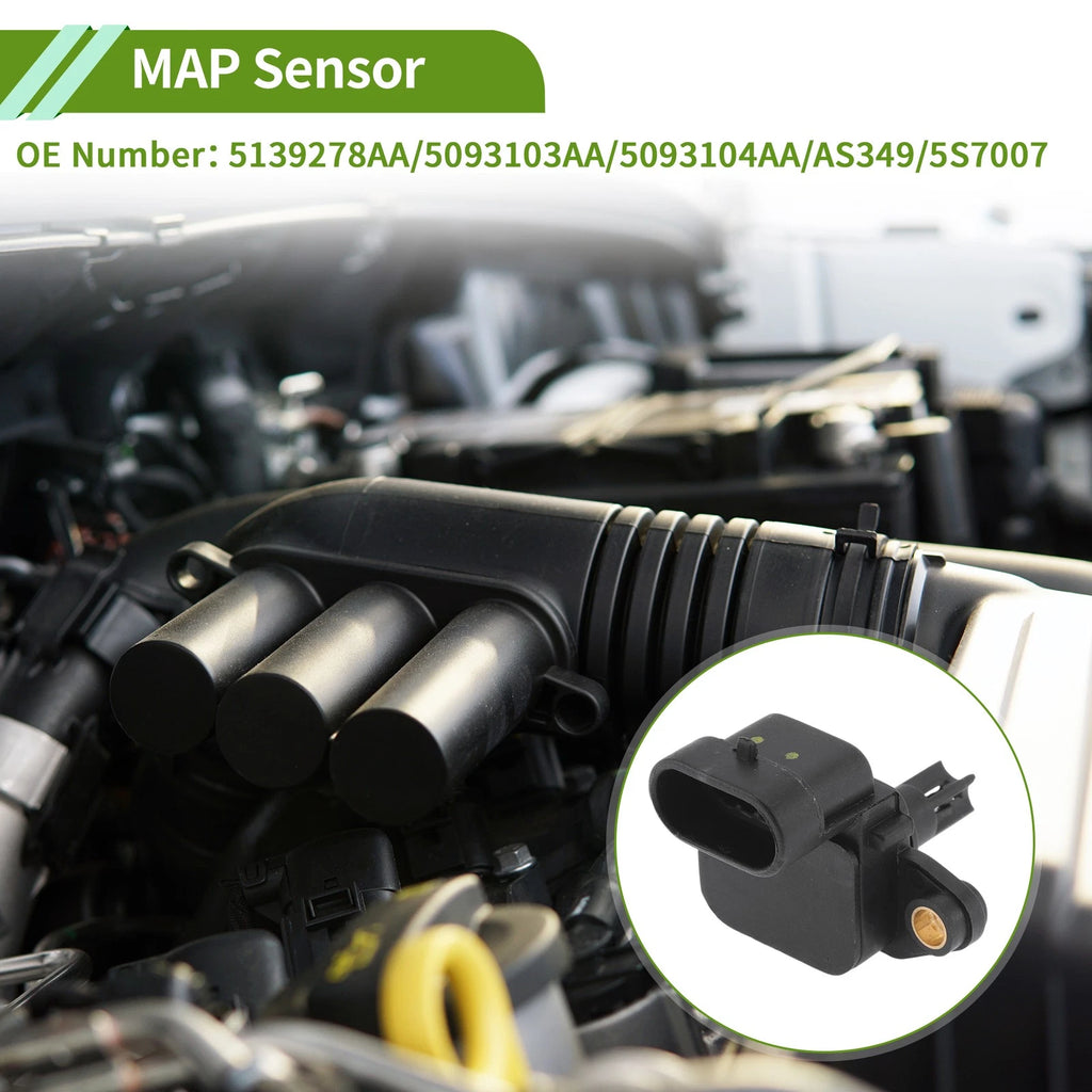 Manifold Absolute Pressure MAP Sensor Replacement for Dodge Ram (2003–2009)