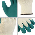 Anti-Slip Rubber Work Gloves for Warehouse Work (2X)