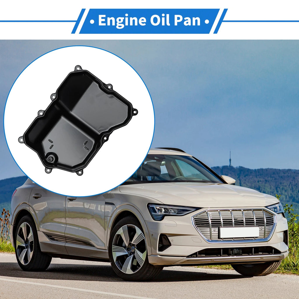 Engine Oil Pan Replacement for Audi Q3 (2015–2018) Steel Black