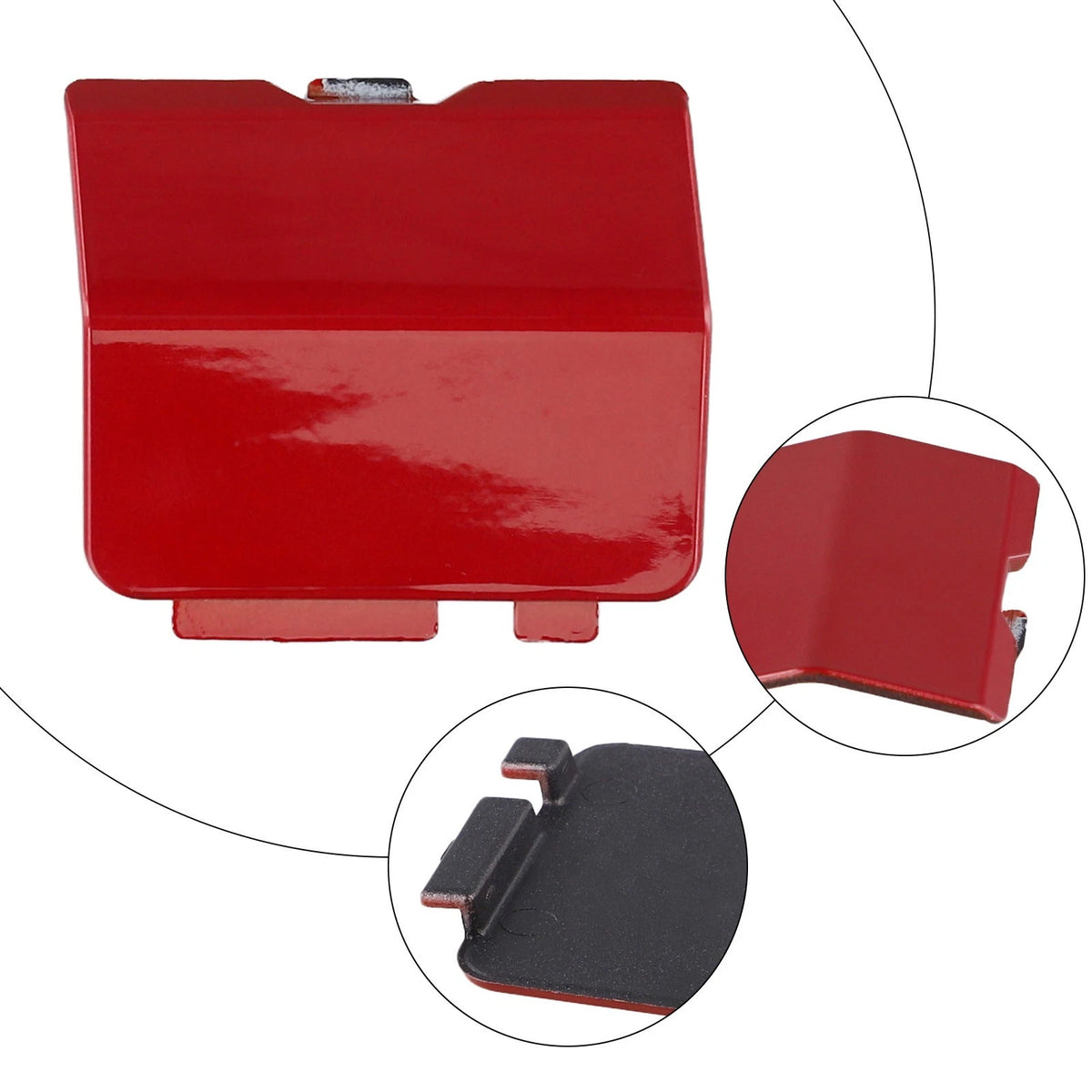 Tow Hook Eye Cover for Car Rear Bumper (2010–2020)