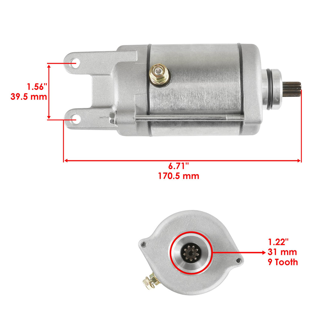 Starter Replacement for Kymco Mxu Maxxer Mongoose 250 300 (2004–2013)