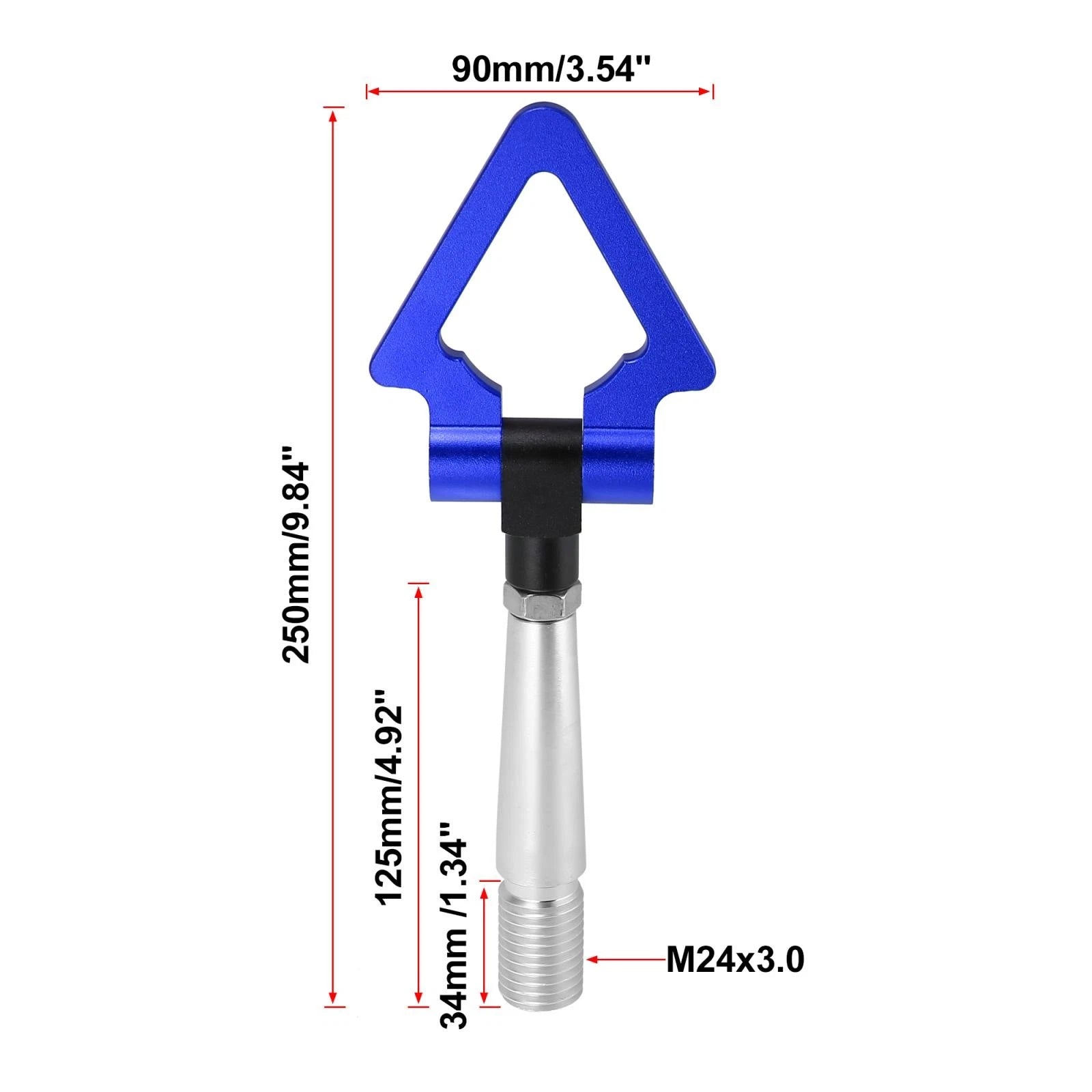 Tow Hook Screw On Triangle Ring for Mitsubishi Lancer EVO X (2008–2015)