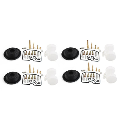 Carburetor Repair Kit Diaphragm Float 4 sets For For Kawasaki ZX600 A 1985-1987