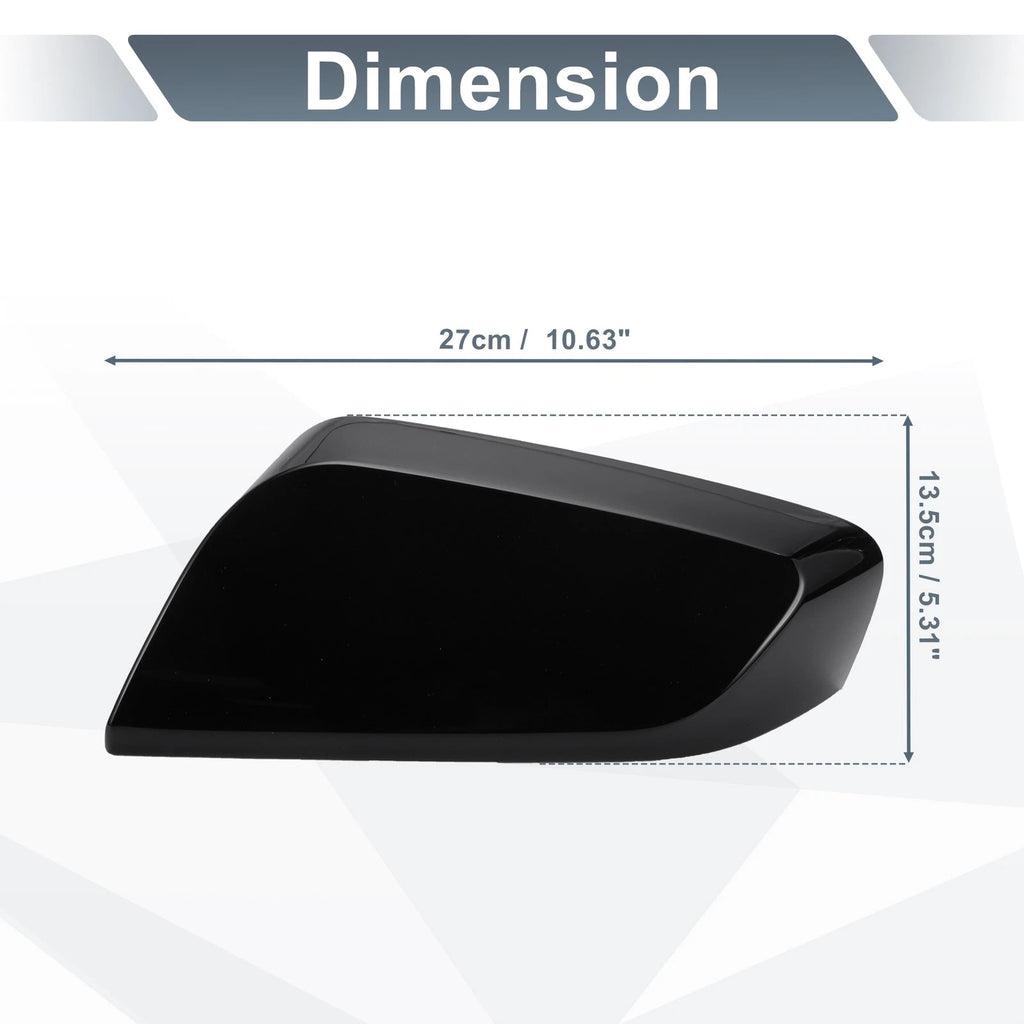 Left Side Rearview Mirror Cover Cap Gloss Black for Chevrolet Impala (2014–2020)