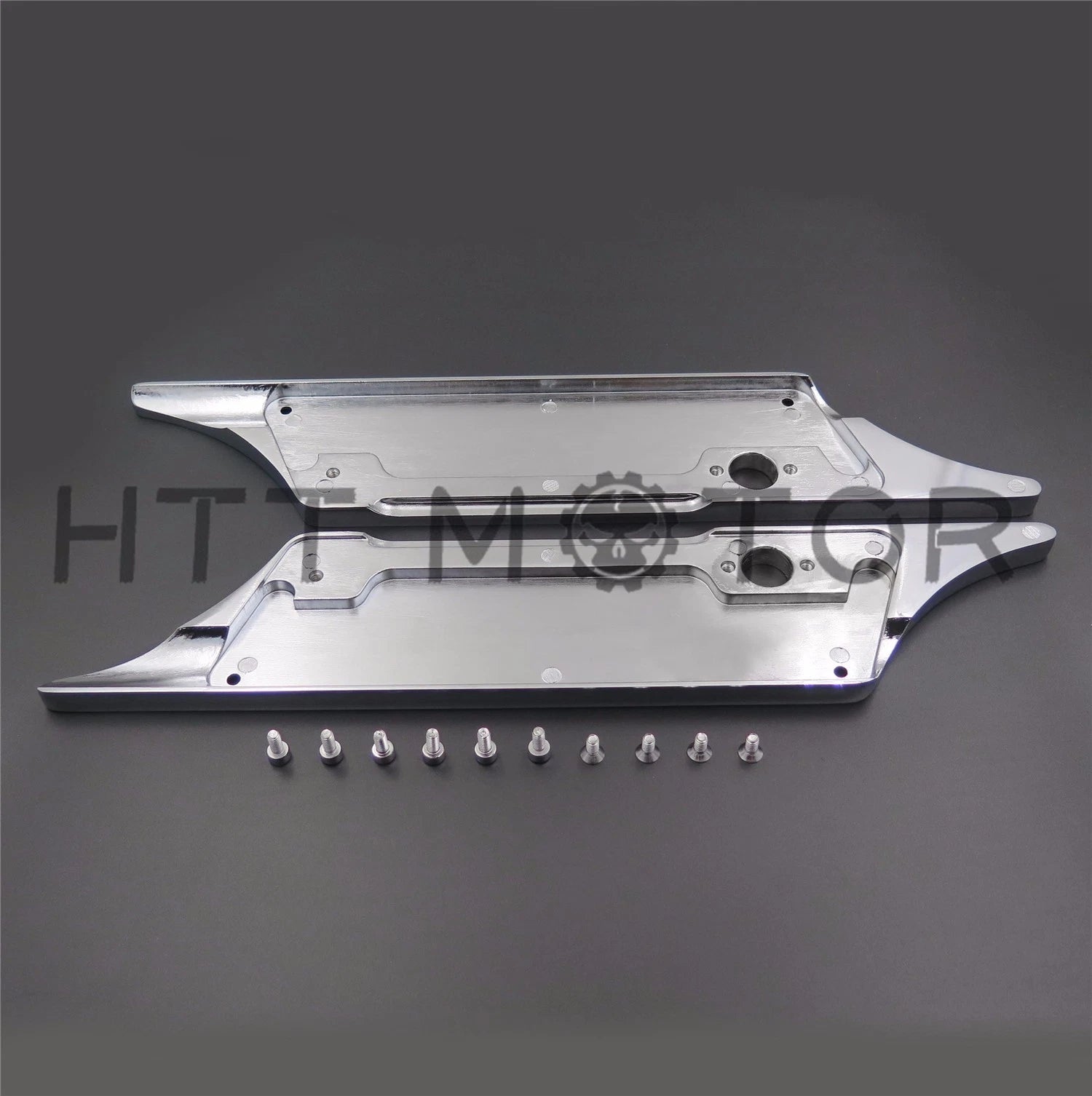 Chrome Billet Saddlebag Latch Cover for Harley Touring (1993–2013)