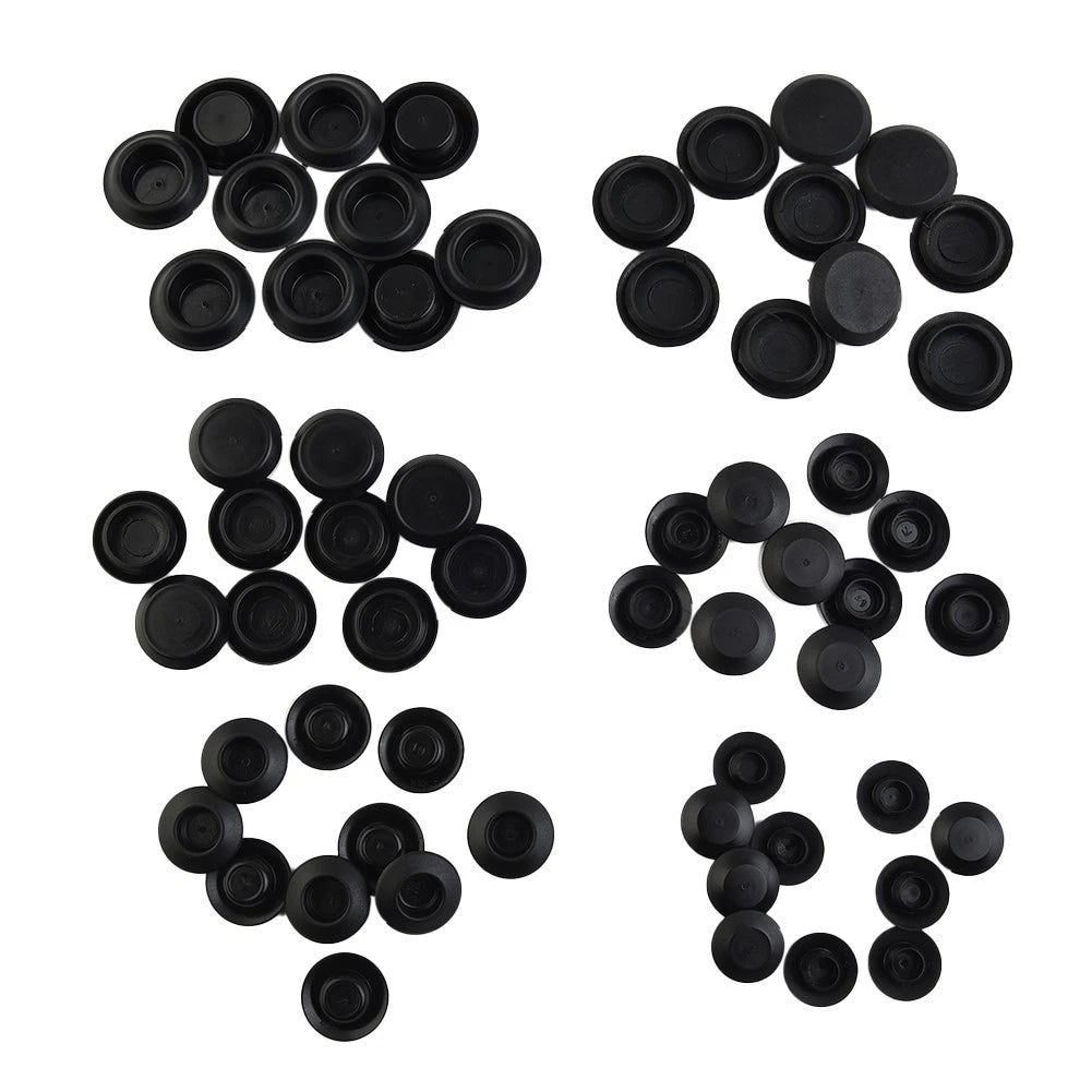 60 Piece Auto Body Plastic Hole Kit for Flush Mount Applications
