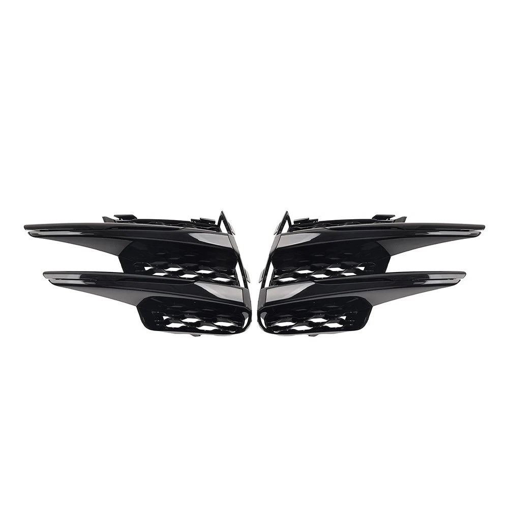 Pair Front Bumper Fog Light Grille Cover for Land Rover Range Rover Velar (2017–2022)