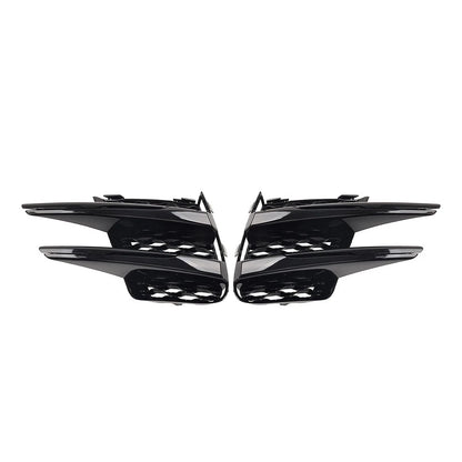 Pair Front Bumper Fog Light Grille Cover for Land Rover Range Rover Velar (2017–2022)
