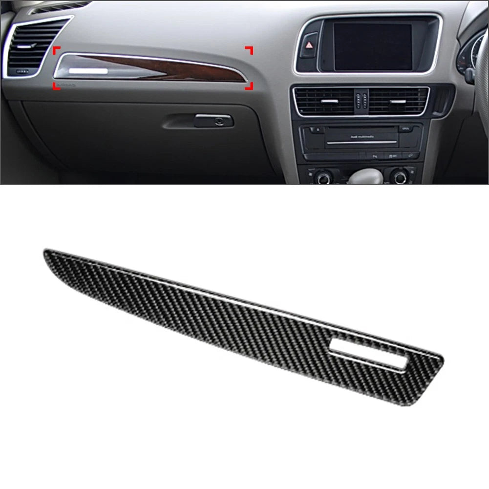 RHD Co-pilot Dashboard Strip Trim Cover For Audi Q5 2010-2018 SQ5 2013-2017
